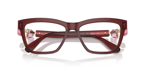 Swarovski Eyeglasses SK2021 TRASPARENT BURGUNDY