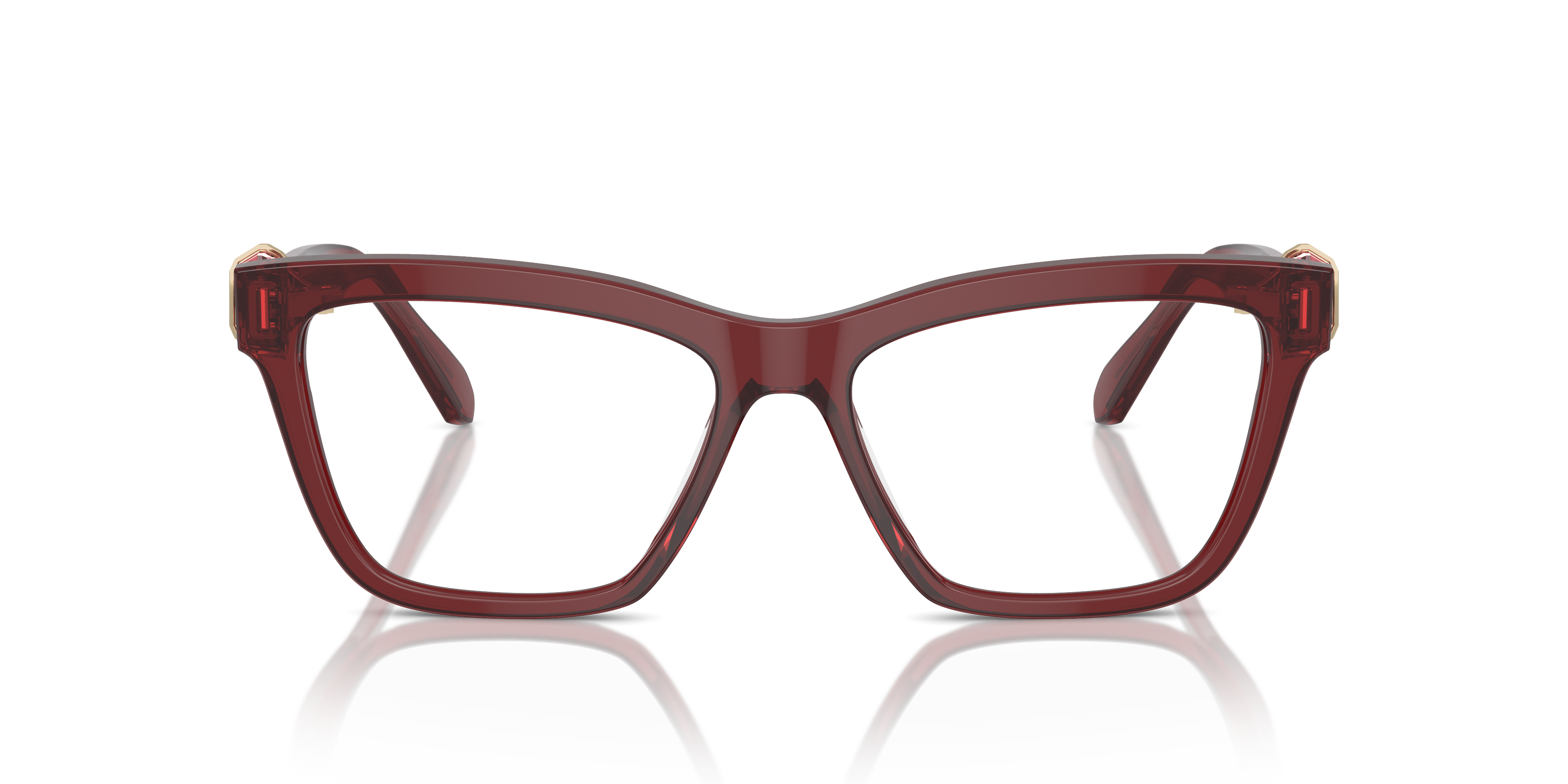 Swarovski Eyeglasses SK2021 TRASPARENT BURGUNDY