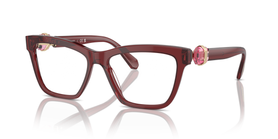 Swarovski Eyeglasses SK2021 TRASPARENT BURGUNDY