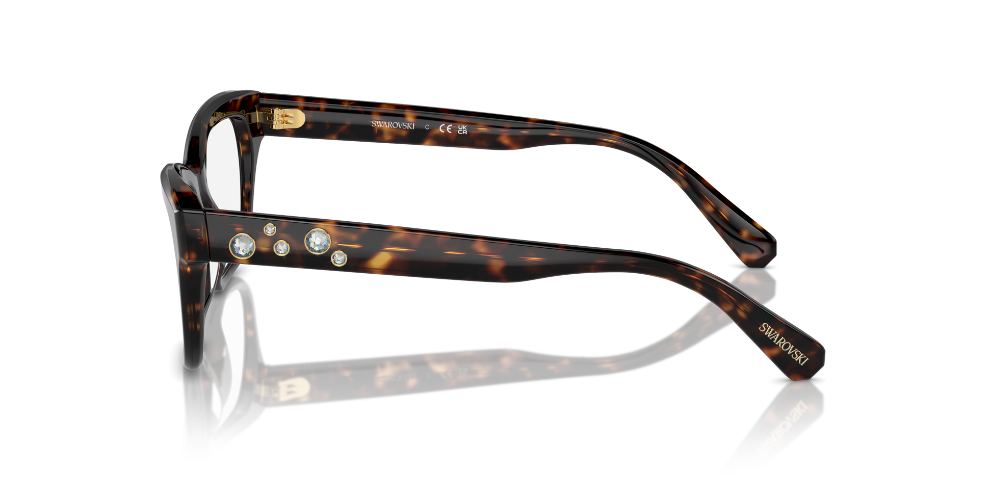 Swarovski Eyeglasses SK2022 DARK HAVANA