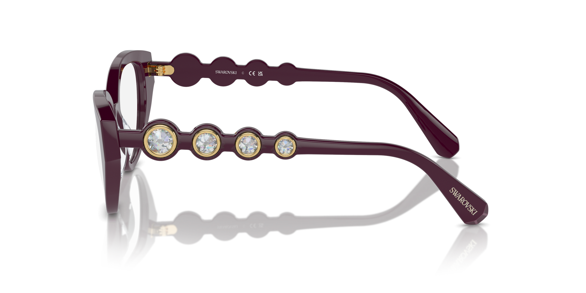 Swarovski Eyeglasses SK2024 BURGUNDY