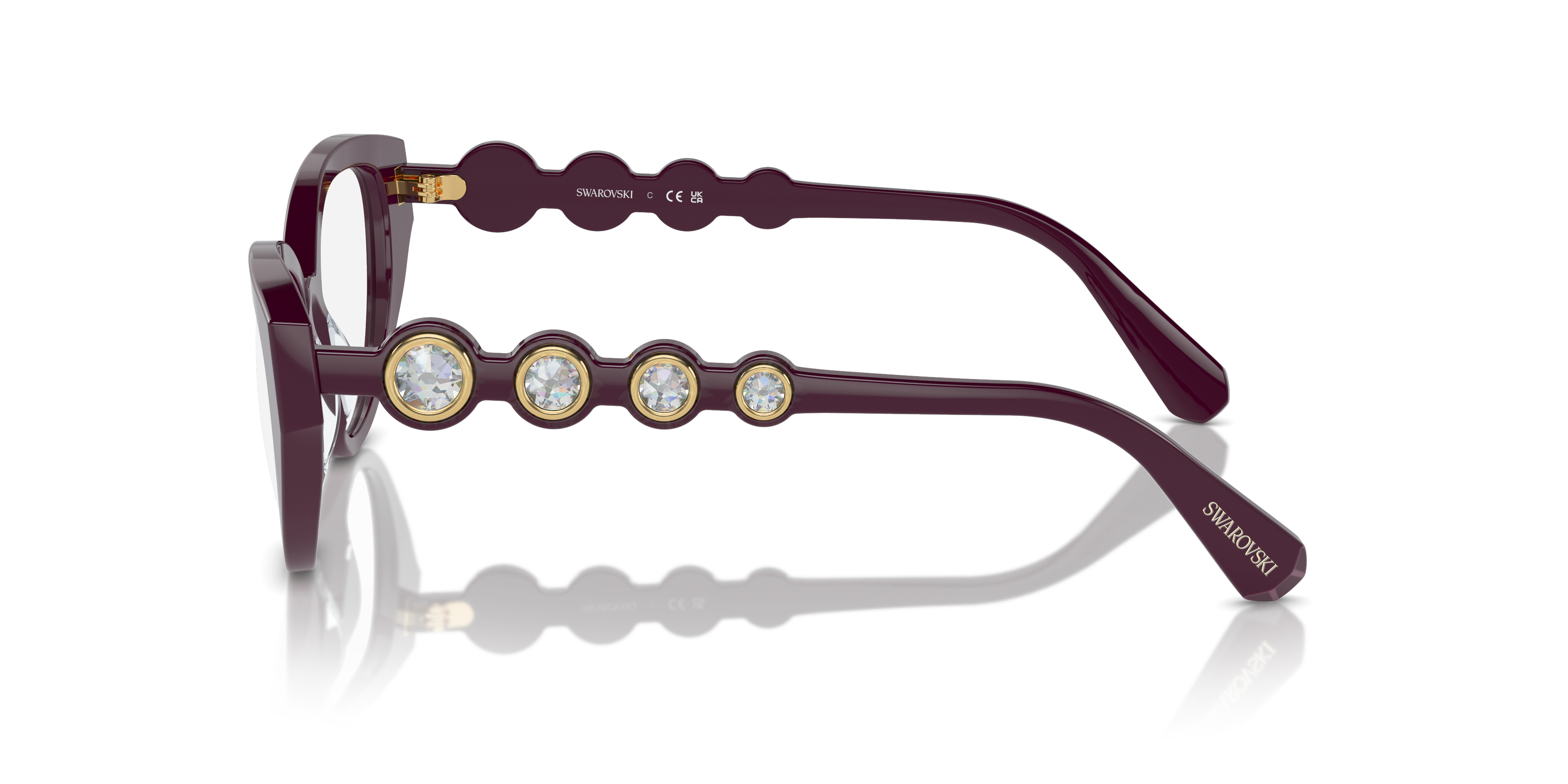 Swarovski Eyeglasses SK2024 BURGUNDY