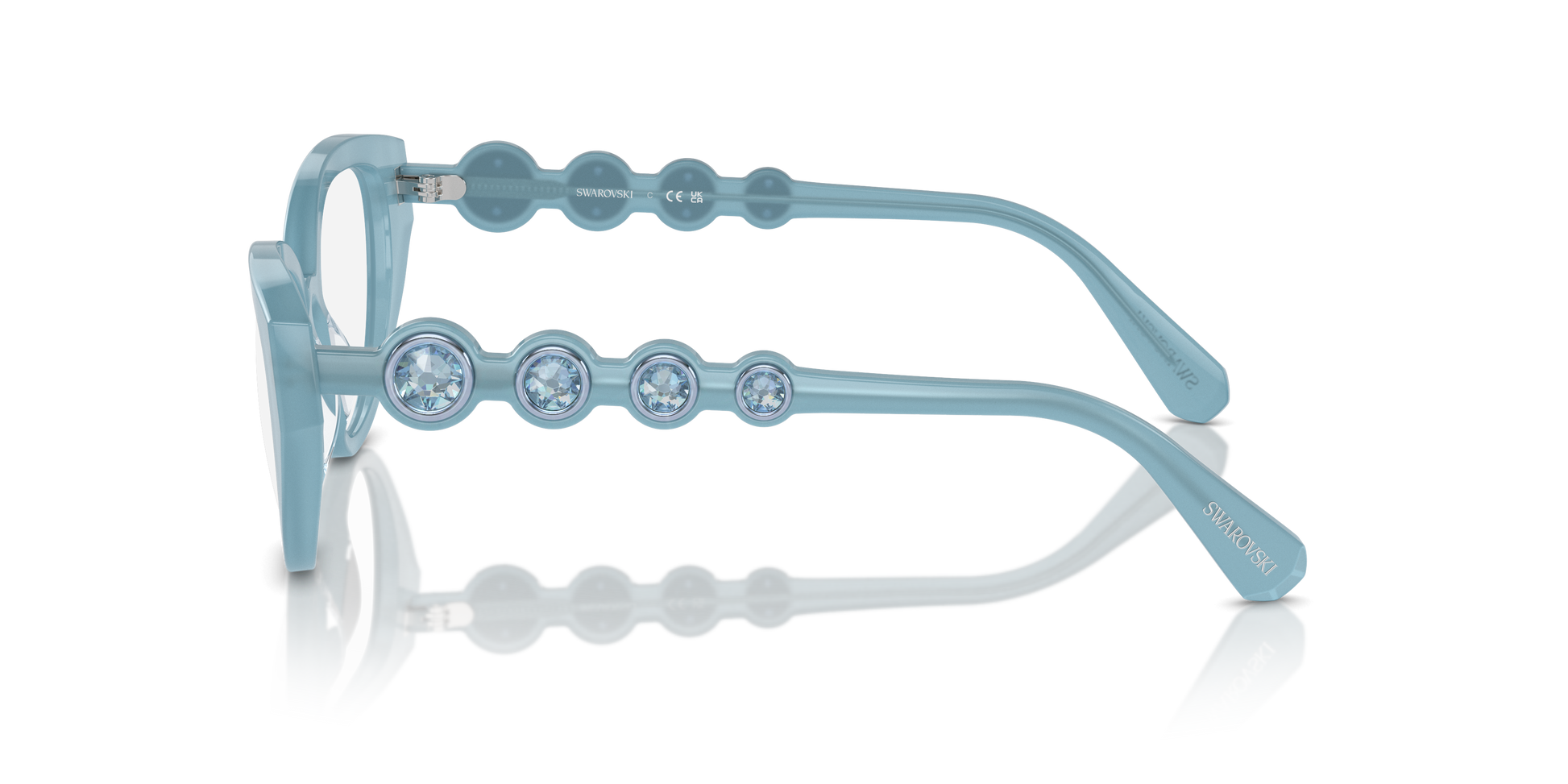 Swarovski Eyeglasses SK2024 OPAL LIGHT BLUE