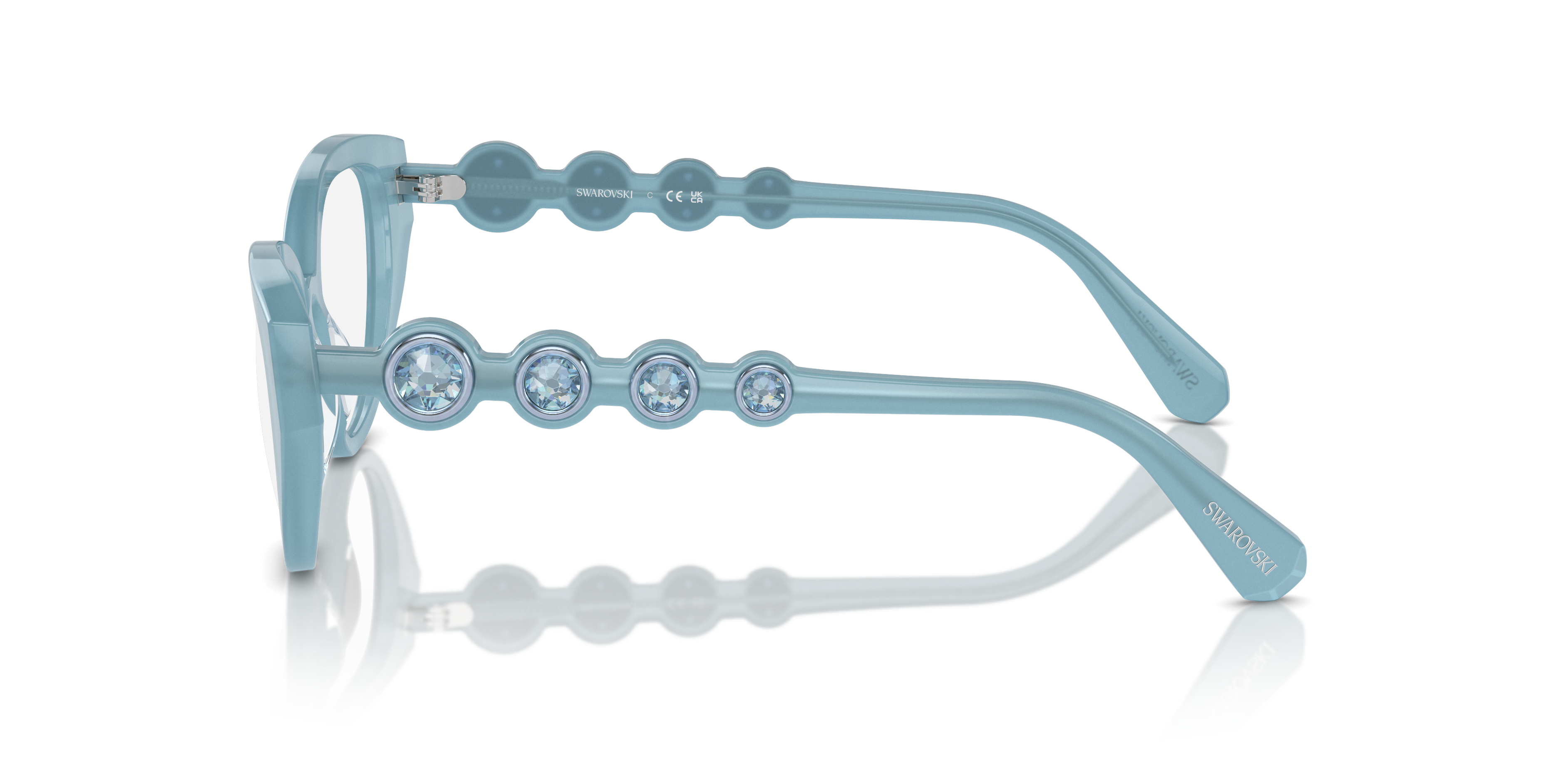 Swarovski Eyeglasses SK2024 OPAL LIGHT BLUE