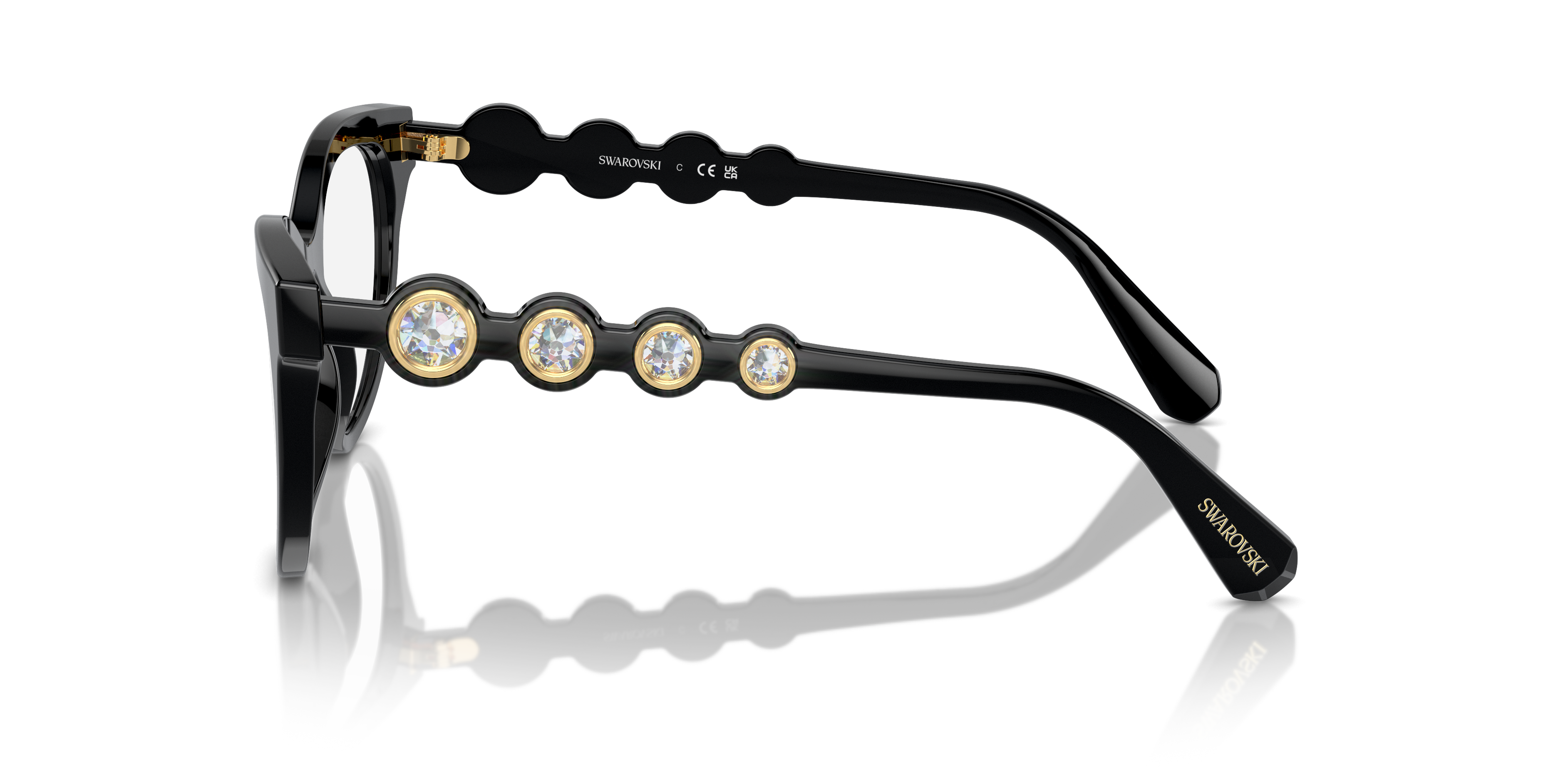 Swarovski Eyeglasses SK2025 BLACK