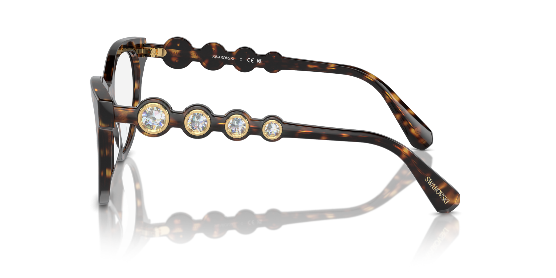 Swarovski Eyeglasses SK2025 DARK HAVANA