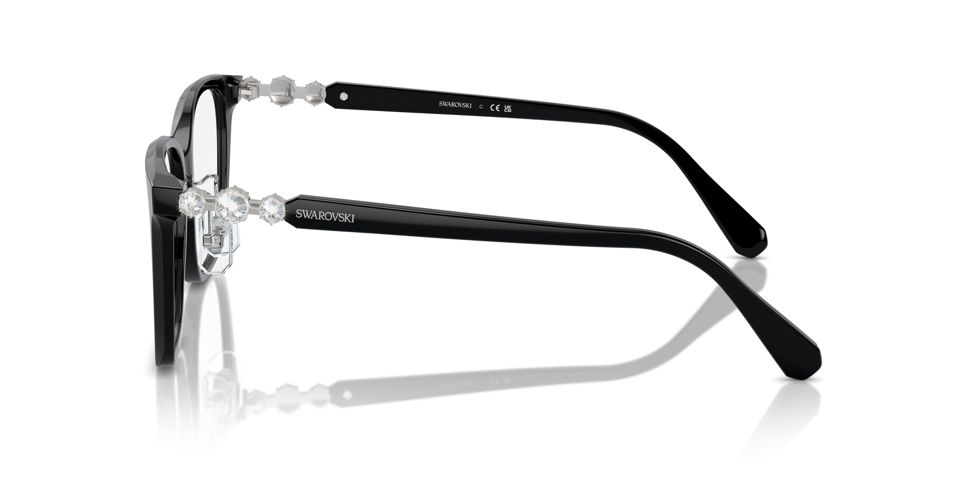 Swarovski Eyeglasses SK2026D BLACK