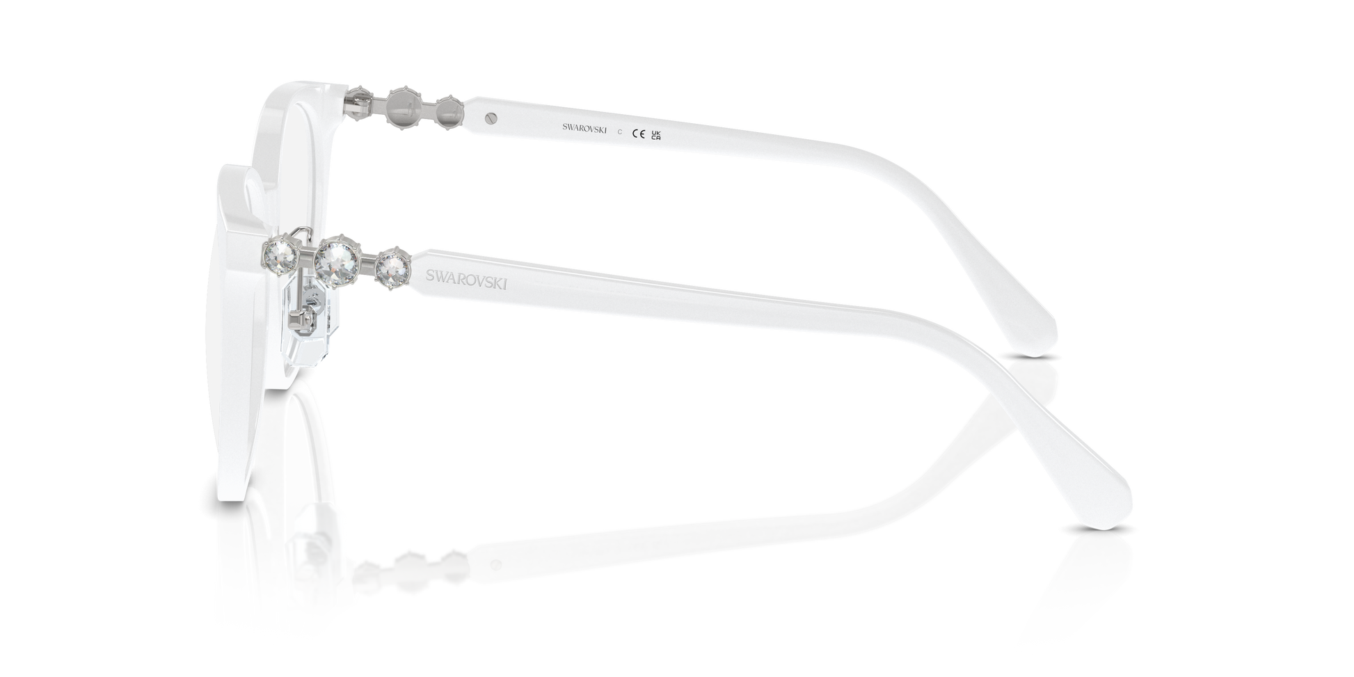 Swarovski Eyeglasses SK2027D MILKY WHITE