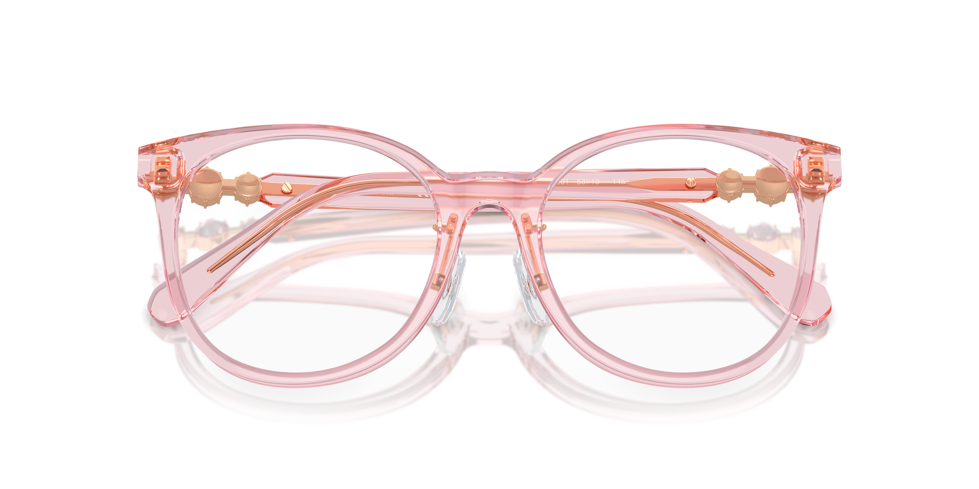 Swarovski Eyeglasses SK2027D TRANSPARENT ROSE