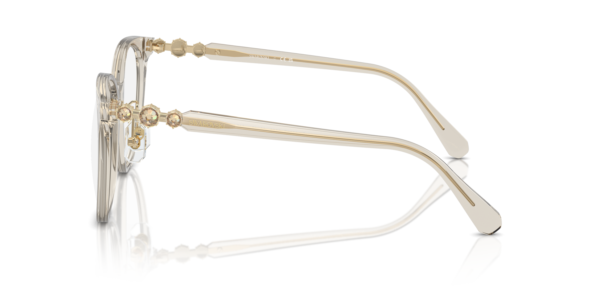 Swarovski Eyeglasses SK2027D TRANSPARENT BEIGE