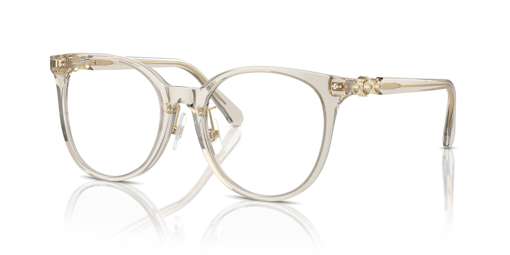 Swarovski SK2027D 3003 Transparent Beige Eyeglasses for Woman