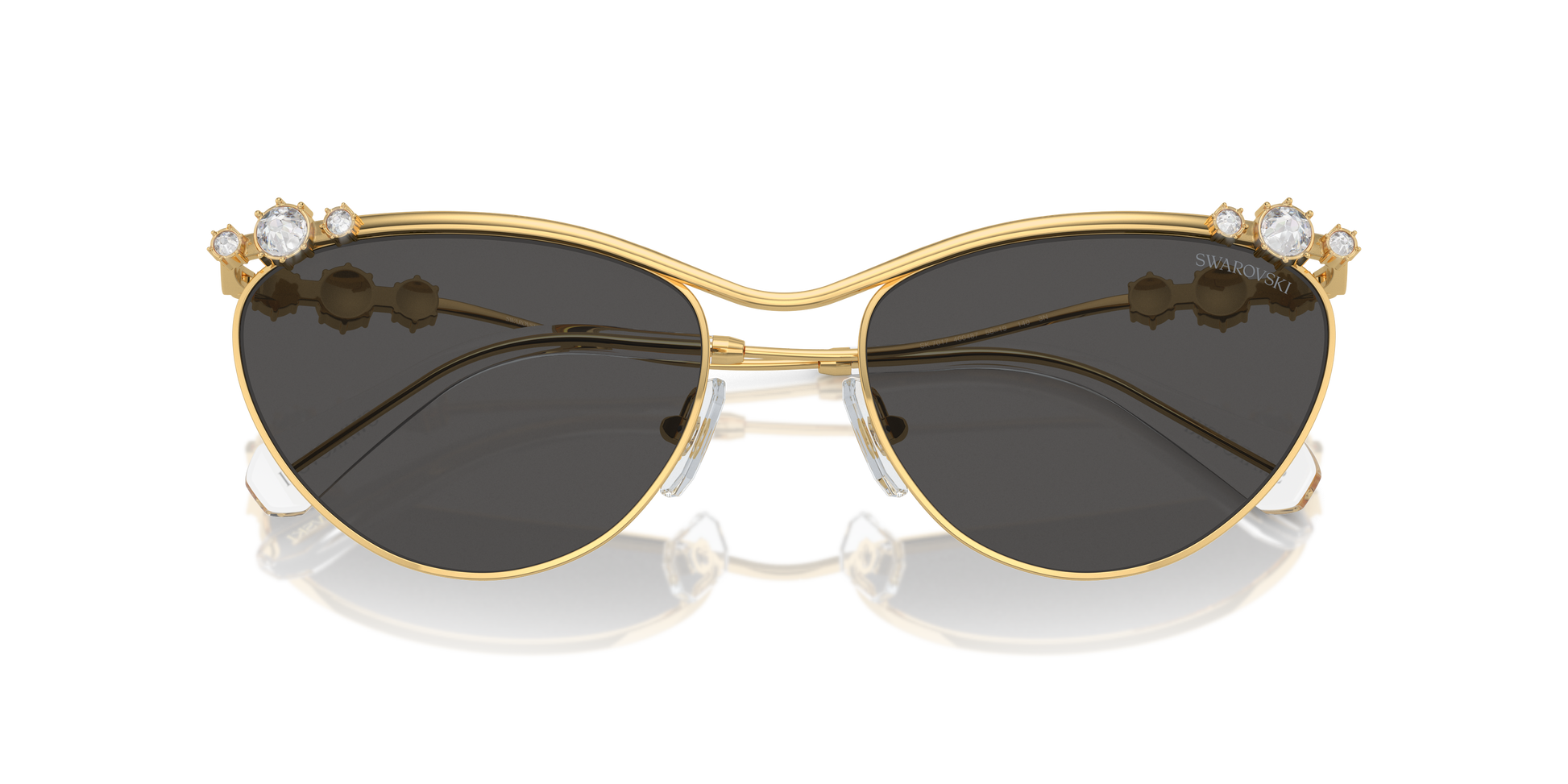 Swarovski SK7017 400487 Gold Sunglasses for Woman - LookerOnline Swarovski SK7017 400487 Gold Sunglasses for Woman - LookerOnline