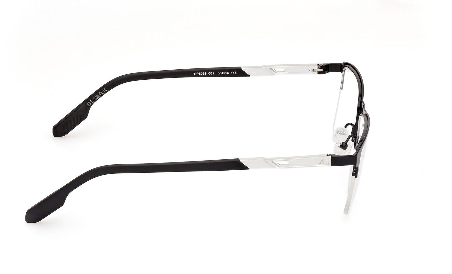 Adidas Sport SP5068 001 - Shiny Black Eyeglasses | LookerOnline