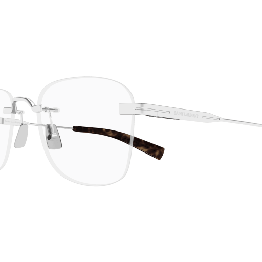 Saint Laurent SL 744 001 Silver Eyeglasses for Man and Woman