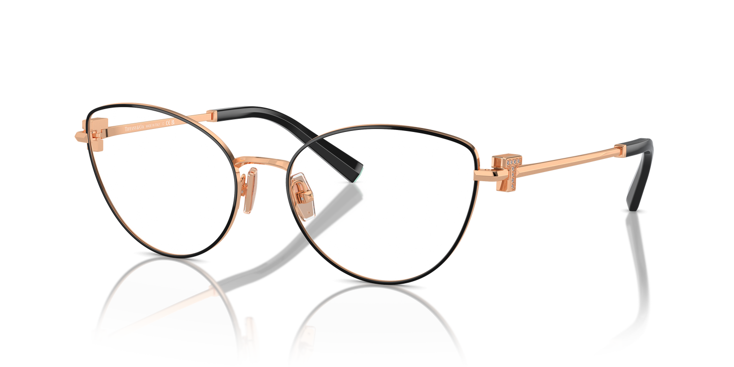 Tiffany Eyeglasses TF1159B BLACK ON ROSE GOLD