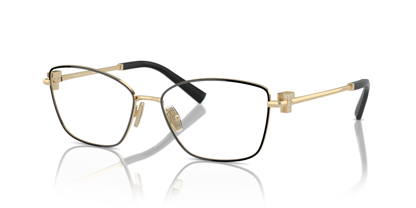 Tiffany Eyeglasses TF1160B BLACK ON PALE GOLD