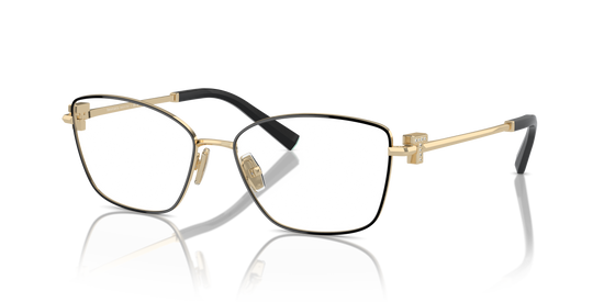 Tiffany Eyeglasses TF1160B BLACK ON PALE GOLD