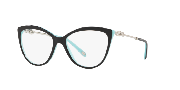 Tiffany Eyeglasses TF2161B BLACK ON TIFFANY BLUE