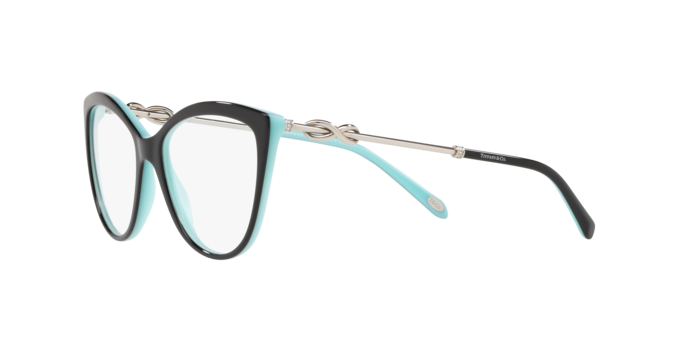 Tiffany Eyeglasses TF2161B BLACK ON TIFFANY BLUE