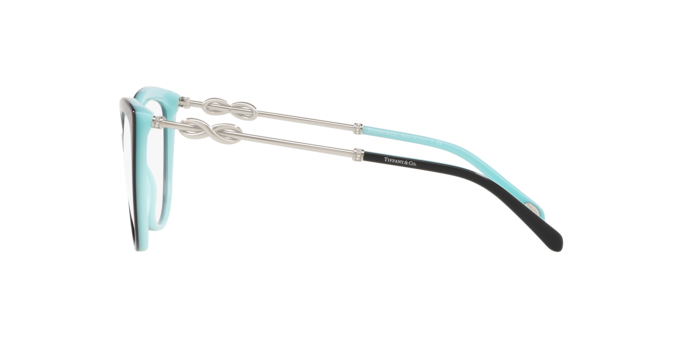 Tiffany Eyeglasses TF2161B BLACK ON TIFFANY BLUE