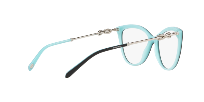 Tiffany Eyeglasses TF2161B BLACK ON TIFFANY BLUE