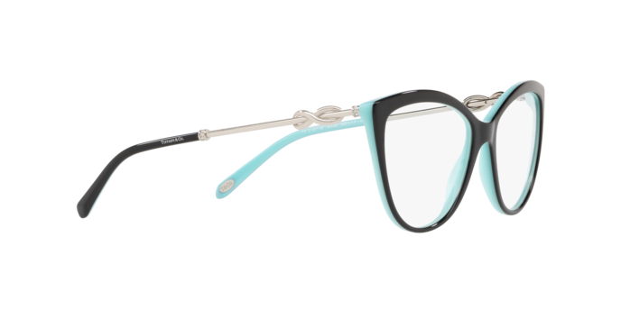 Tiffany Eyeglasses TF2161B BLACK ON TIFFANY BLUE