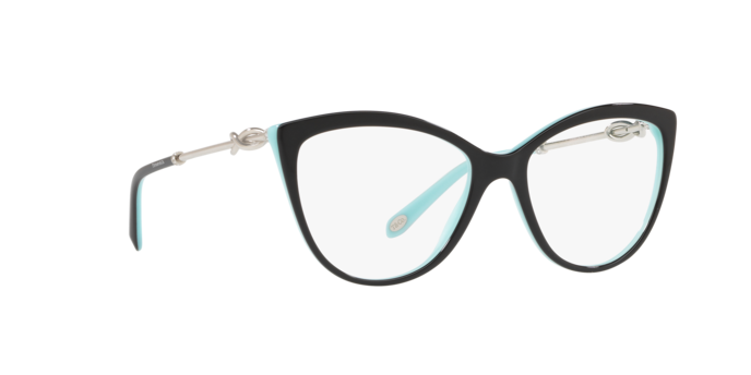 Tiffany Eyeglasses TF2161B BLACK ON TIFFANY BLUE