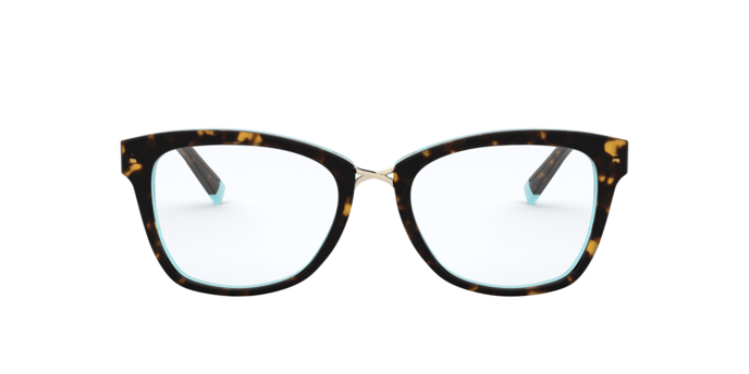 Tiffany Eyeglasses TF2186 HAVANA ON CRYSTAL TIFFANY BLUE