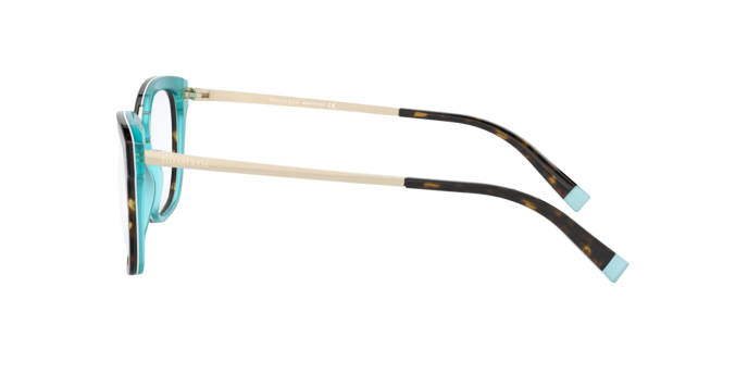 Tiffany Eyeglasses TF2186 HAVANA ON CRYSTAL TIFFANY BLUE