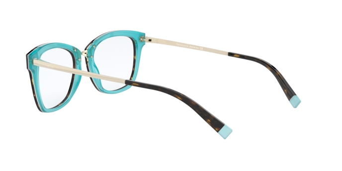 Tiffany Eyeglasses TF2186 HAVANA ON CRYSTAL TIFFANY BLUE