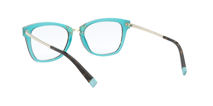 Tiffany Eyeglasses TF2186 HAVANA ON CRYSTAL TIFFANY BLUE