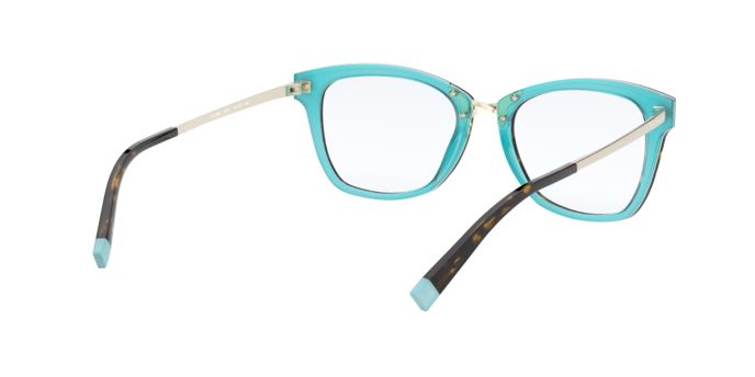 Tiffany Eyeglasses TF2186 HAVANA ON CRYSTAL TIFFANY BLUE