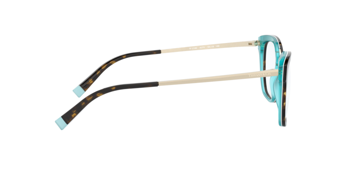 Tiffany Eyeglasses TF2186 HAVANA ON CRYSTAL TIFFANY BLUE