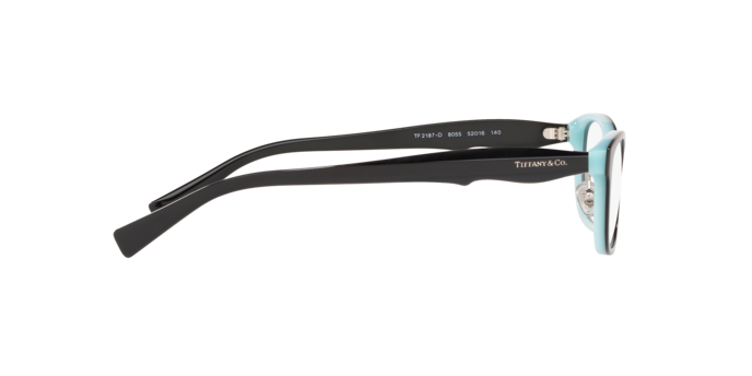 Tiffany Eyeglasses TF2187D BLACK ON TIFFANY BLUE