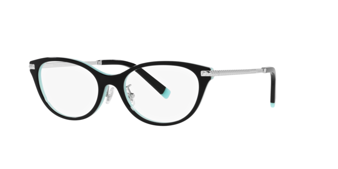 Tiffany Eyeglasses TF2210D BLACK ON TIFFANY BLUE