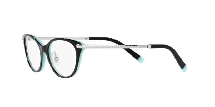 Tiffany Eyeglasses TF2210D BLACK ON TIFFANY BLUE