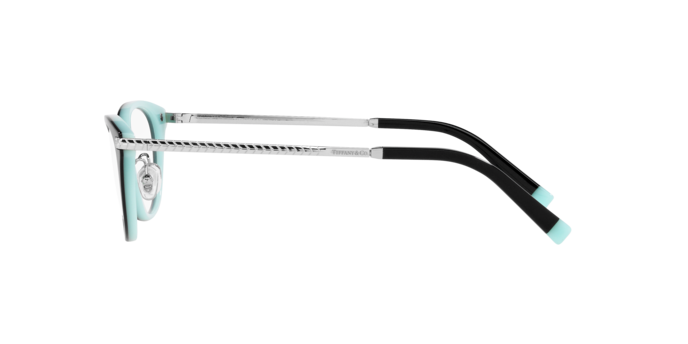 Tiffany Eyeglasses TF2210D BLACK ON TIFFANY BLUE