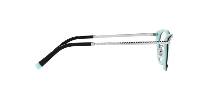 Tiffany Eyeglasses TF2210D BLACK ON TIFFANY BLUE
