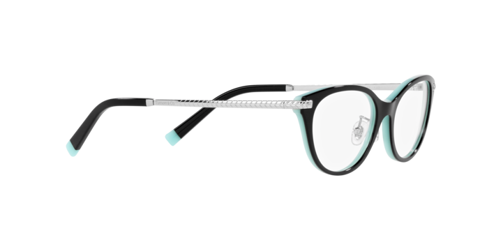 Tiffany Eyeglasses TF2210D BLACK ON TIFFANY BLUE