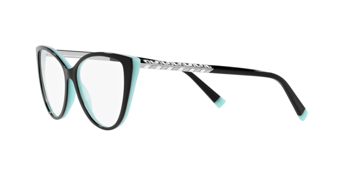 Tiffany Eyeglasses TF2214B BLACK ON TIFFANY BLUE