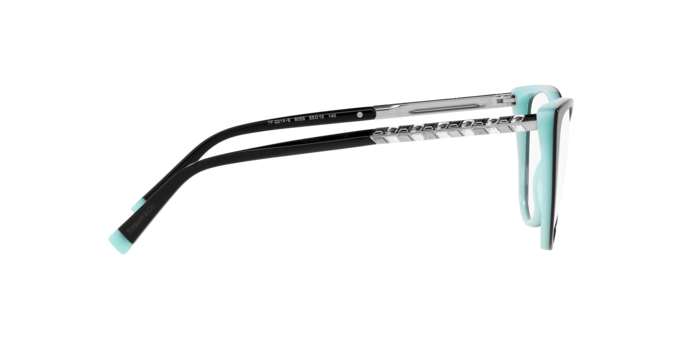 Tiffany Eyeglasses TF2214B BLACK ON TIFFANY BLUE