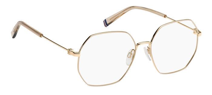 Tommy Hilfiger TH 2097 84E - Gold Beige Eyeglasses | LookerOnline