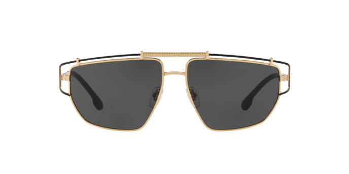 Versace Sunglasses VE2202 GOLD/MATTE BLACK