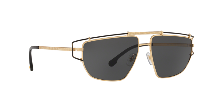 Versace Sunglasses VE2202 GOLD/MATTE BLACK