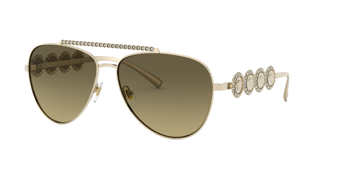 Versace Sunglasses VE2219B PALE GOLD