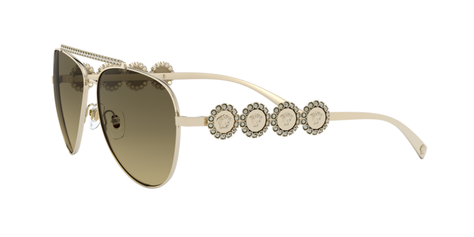 Versace Sunglasses VE2219B PALE GOLD