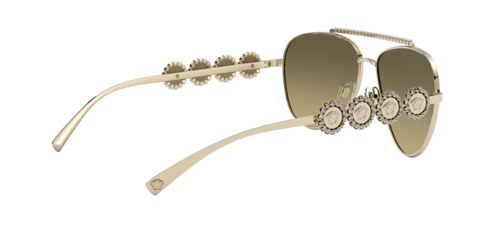 Versace Sunglasses VE2219B PALE GOLD