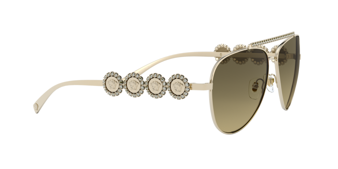 Versace Sunglasses VE2219B PALE GOLD