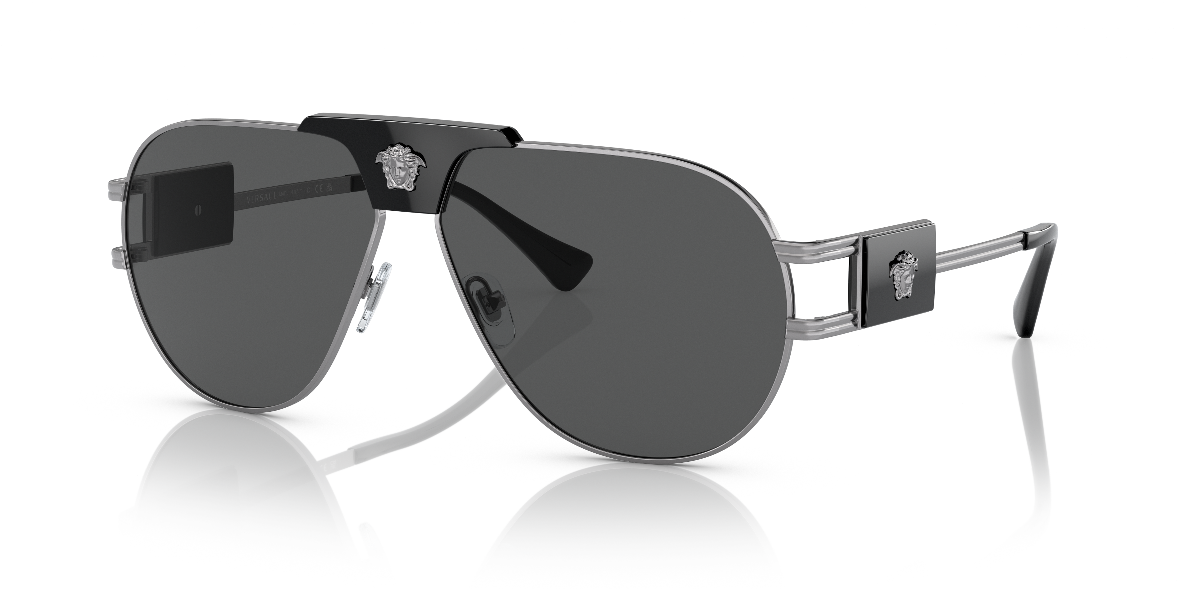 Versace Sunglasses VE2252 GUNMETAL