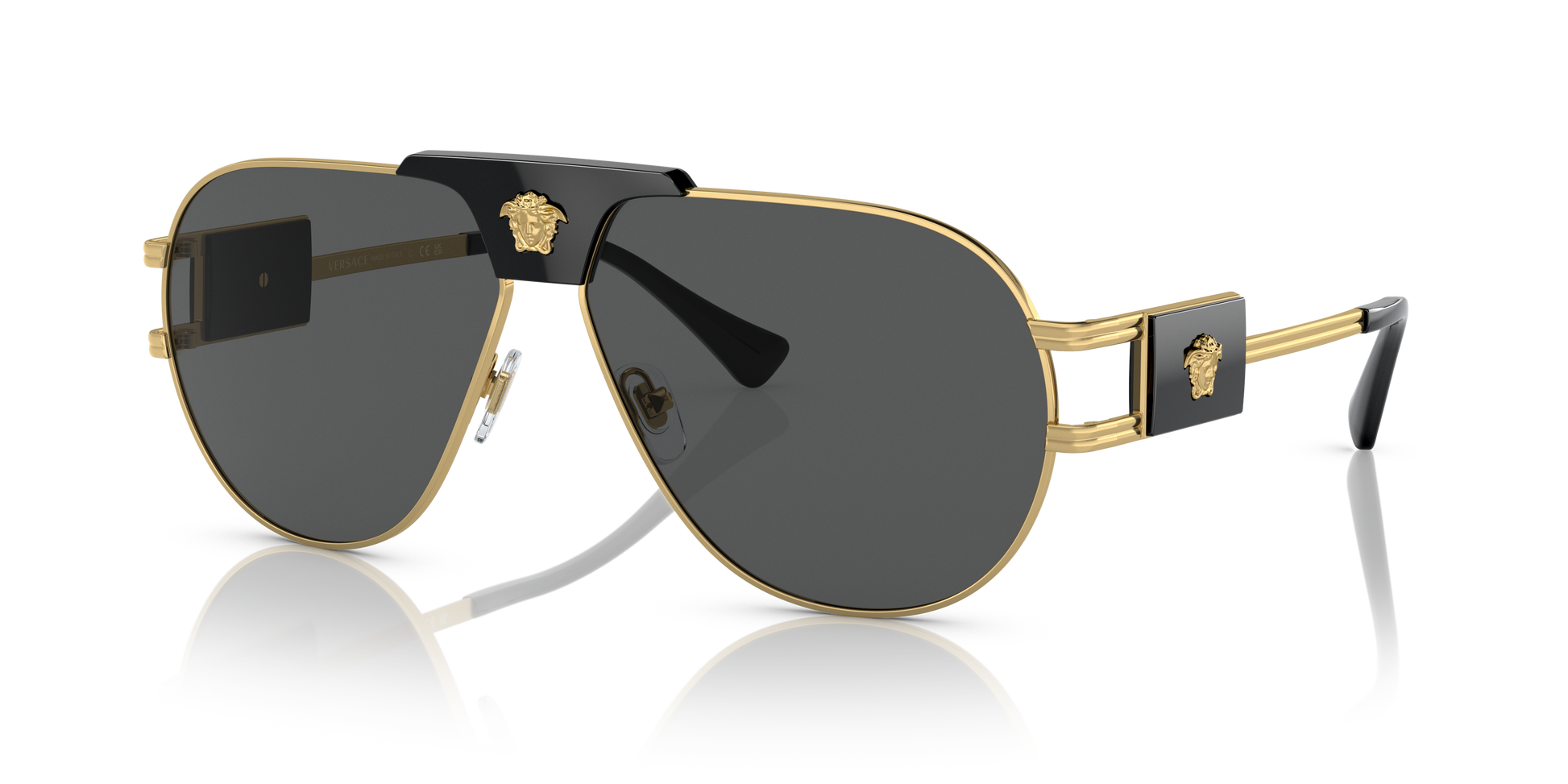 versace goggles Versace VE2252 100287 Gold Sunglasses for Man